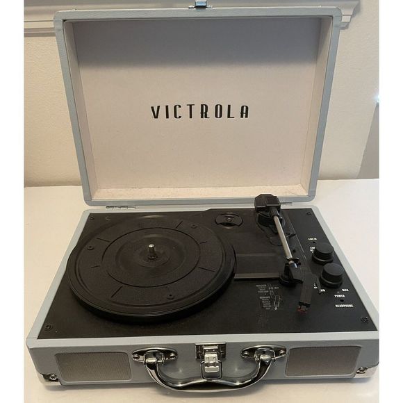 Victrola Other - Victrola Bluetooth Suitcase Record Player VSC-400SB Light Blue